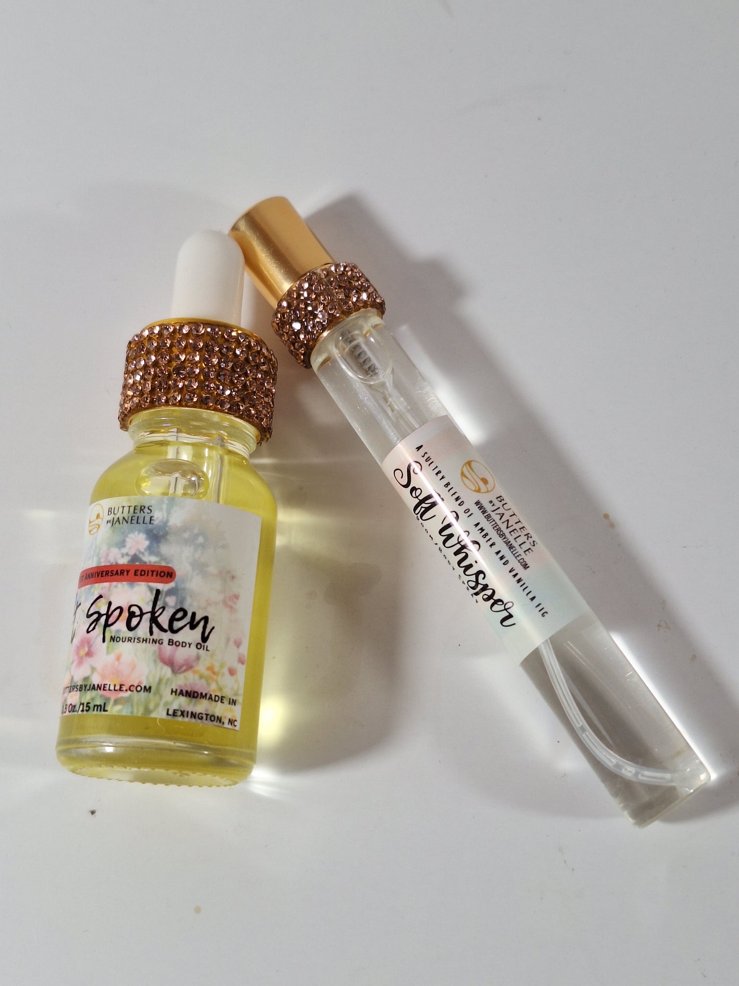 Soft Spoken Body Oil + Soft Whisper Room/Body Spray Mini-Bundle