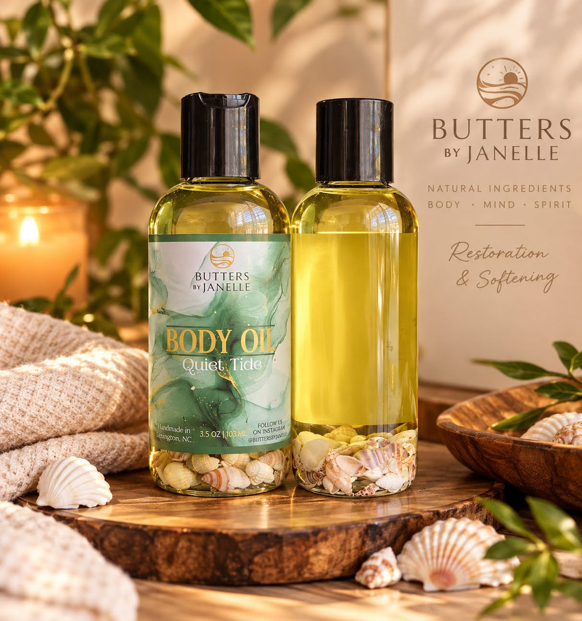 Quiet Tide Body Oil 3.5 oz.