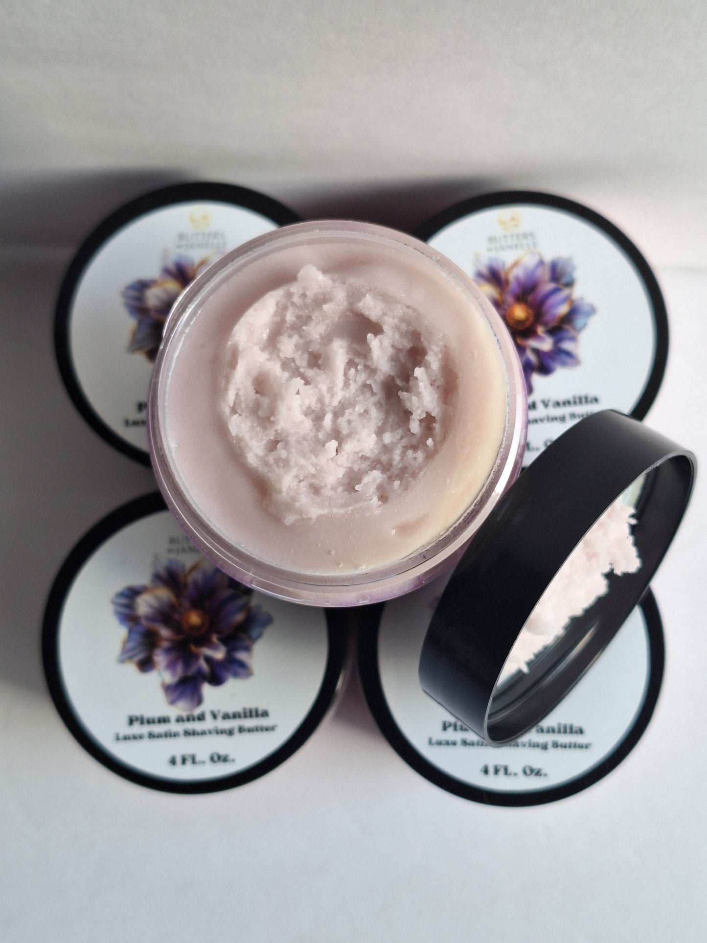 Plum and Vanilla Luxe Satin Shaving Butter