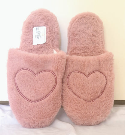 Heart-Shaped Slippers