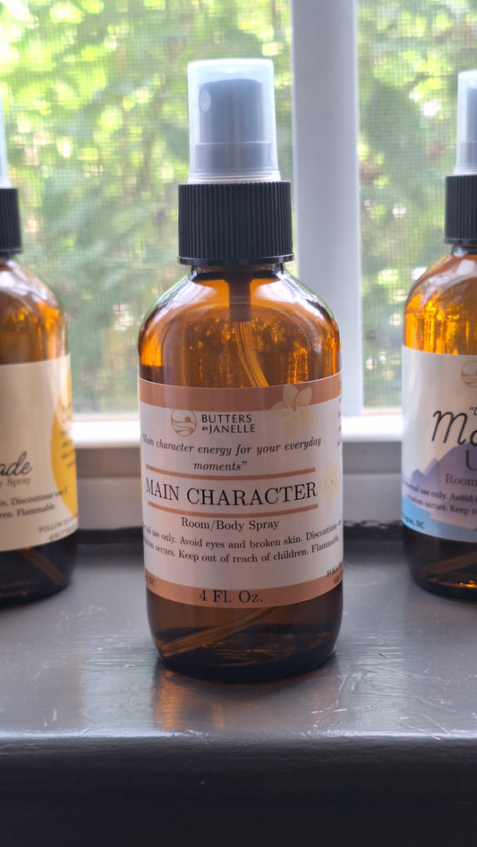 Room/Body Spray 4-ounce Amber Bottles