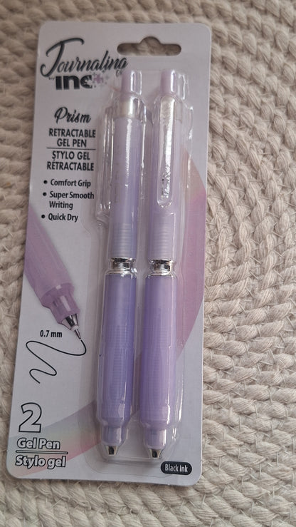 Journaling Inc Prism Retractable Gel Pens